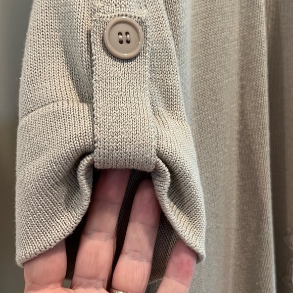TOGETHER open taupe cardigan  LG  / XL - Picture 6 of 8